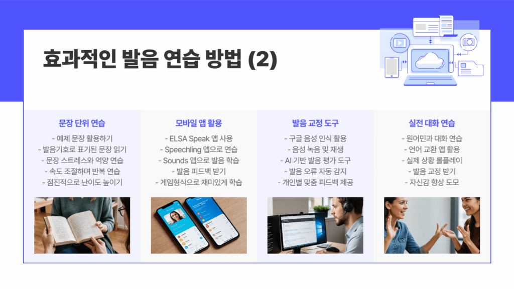 효과적인 발음 연습 방법