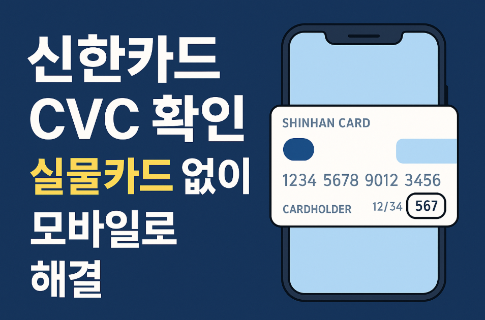 신한카드 CVC