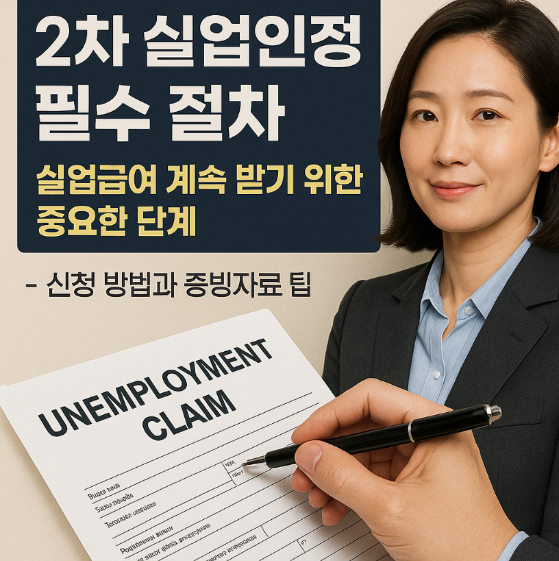 실업급여 2차 실업인정