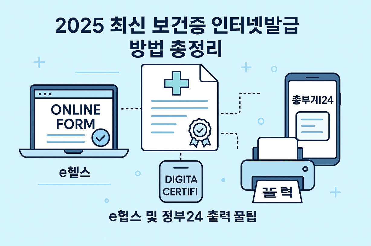 보건증 인터넷발급