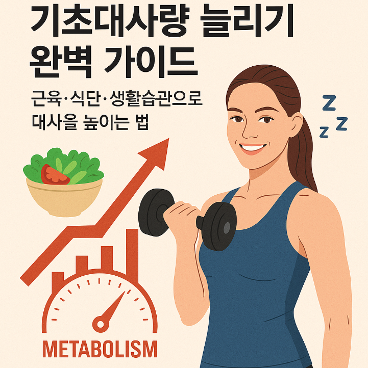 기초대사량 늘리기 완벽 가이드 근육 식단 생활습관으로 대사율 높이는 법