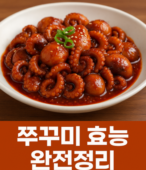 쭈꾸미 효능 TOP5｜피로회복 다이어트에 좋은 이유