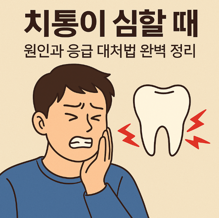 치통이 심할 때 원인과 응급 대처법 완벽 정리