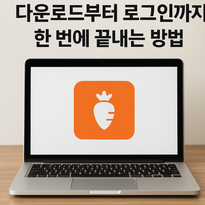 당근마켓 PC버전, 다운로드부터 로그인까지 한 번에 끝내는 방법