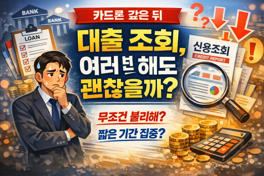 카드론 갚은 뒤 대출 조회, 여러 번 해도 괜찮을까