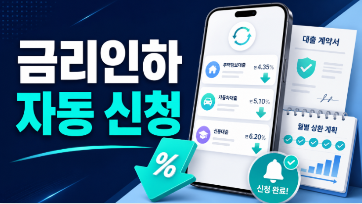 금리인하요구권 자동 신청 방법, 대상 대출과 거절 사유 확인법