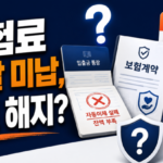 보험료 자동이체 잔액 부족, 한 달 미납하면 바로 해지될까 실효일과 부활 방법